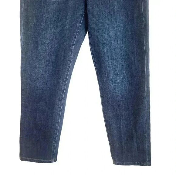 Banana Republic Women's Premium Dark Blue Denim Poly/Cotton/Spandex Skinny Ankle - Picture 6 of 11